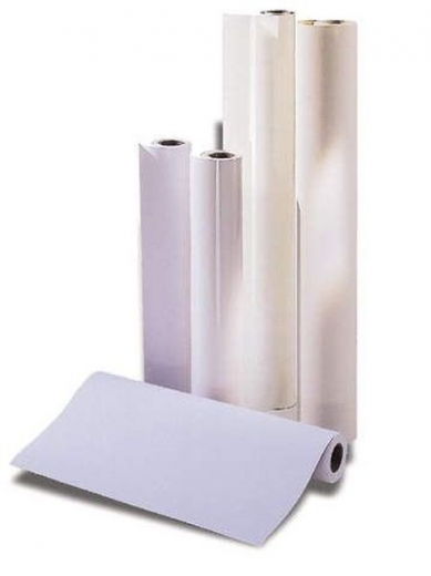 1. Rolle · CAD-Plotterpapier, 610 mm x 50 m,90 g/qm, Kern-Ø 5,08