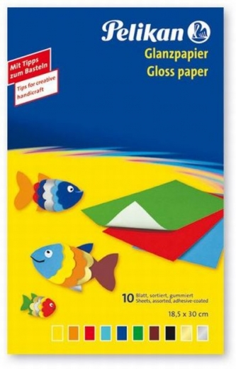 Pelikan Transparentpapier 10 Farben/ 10 Blatt