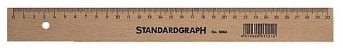 Standardgraph Holzlineale, 20 cm