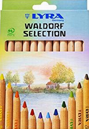 Lyra Waldorfselection, naturbelassen -12 Stifte