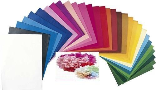 Seidenpapier - 20 Farben (25 Bogen pro Pack) · 50 x 70 cm