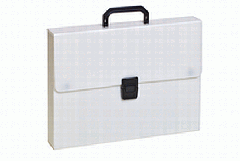 Zeichenkoffer A4 weiß recycling